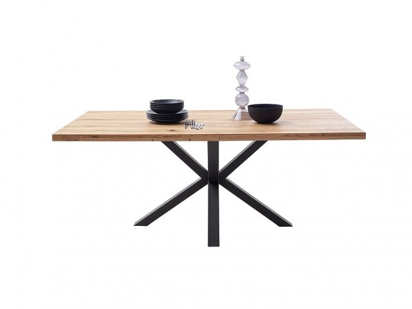 Jídelní stůl DEBA, podnož černá matná pavouk