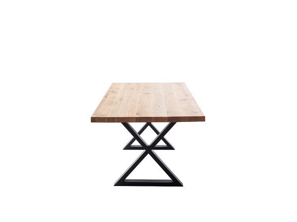 Jídelní stůl DEBA 1, podnož černá matná křížová