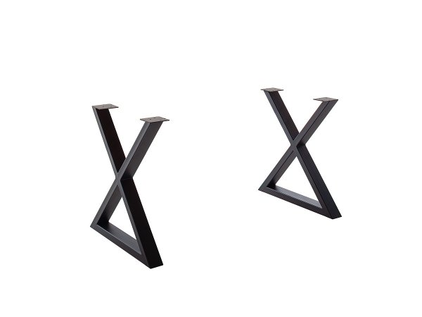 Jídelní stůl DEBA, podnož černá matná kříž