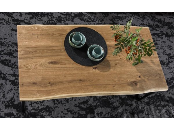 Designový dubový konferenční stolek MALIBU dub sukatý 120x65