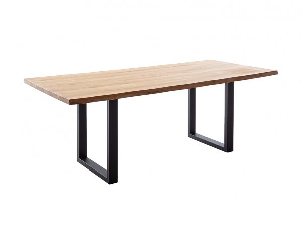 Jídelní stůl DEBA, podnož černá matná do tvaru U