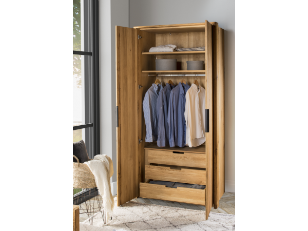 Dubová skříň DENVER dub přírodní 02