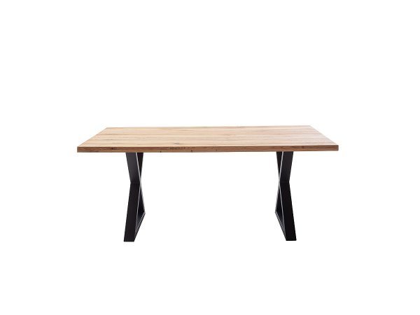 Jídelní stůl DEBA 1, podnož černá matná křížová