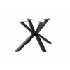 Jídelní stůl DEBA, podnož černá matná pavouk