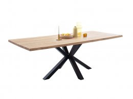 Jídelní stůl DEBA, podnož černá matná pavouk