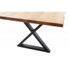 Jídelní stůl DEBA, podnož černá matná kříž