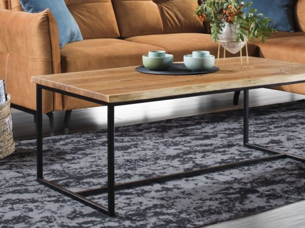 Designový dubový konferenční stolek MALIBU dub sukatý 120x65