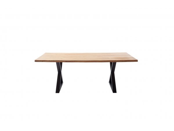 Jídelní stůl DEBA, podnož černá matná kříž