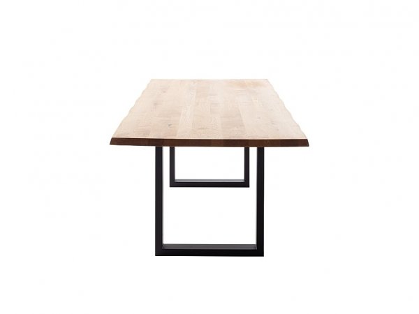 Jídelní stůl DEBA, podnož černá matná do tvaru U