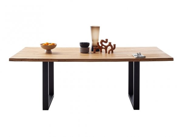 Jídelní stůl DEBA, podnož černá matná do tvaru U