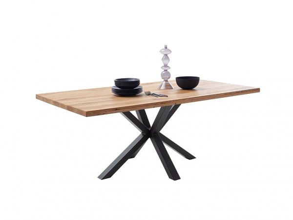 Jídelní stůl DEBA 1, podnož černá matná pavouk