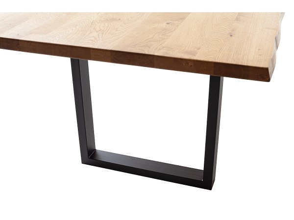 Jídelní stůl DEBA, podnož černá matná do tvaru U