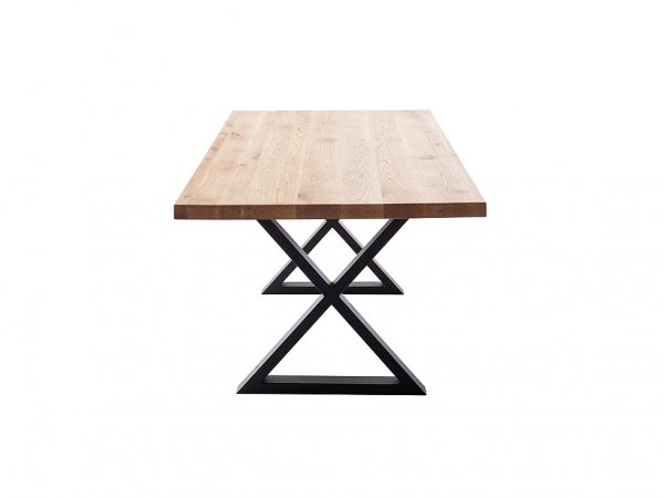 Jídelní stůl DEBA 1, podnož černá matná kříž