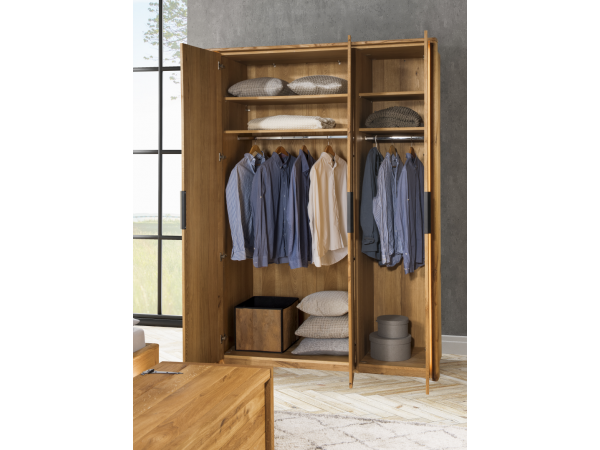 Dubový nábytek z masivu do ložnice DENVER 2 dub přírodní olejovaný