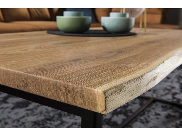 Designový dubový konferenční stolek MALIBU dub sukatý 120x65