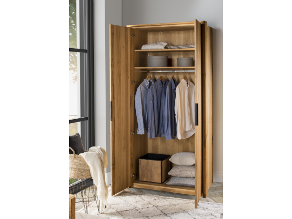 Dubová skříň DENVER dub přírodní 02