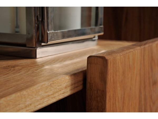 Dubový nábytek z masivu do předsíně WOODLINE 4 dub přírodní