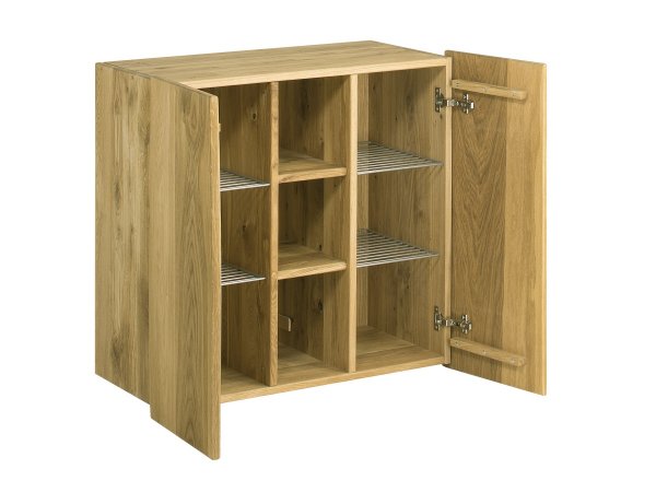 Dubový nábytek z masivu do předsíně WOODLINE 2 dub přírodní