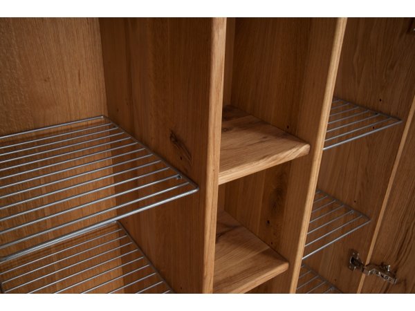 Dubový nábytek z masivu do předsíně WOODLINE 2 dub přírodní