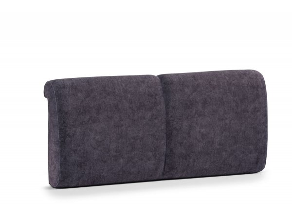 Postel s úložným prostorem včetně roštu 90x200 ATLANTA typ 90 dub přírodní, látka D'ORO 5110 Grafit