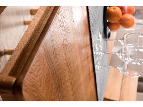 Dubový rozkládací stůl z masivu DALLAS 160-240 cm dub olejovaný (typ 41)