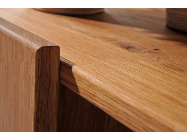 Dubový nábytek z masivu do předsíně WOODLINE 3 dub přírodní