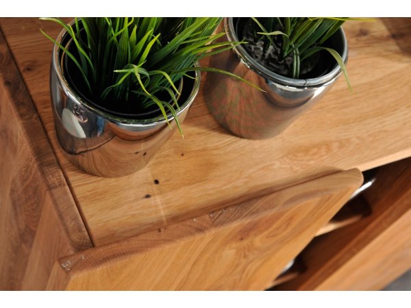 Dubový nábytek z masivu do předsíně WOODLINE 4 dub přírodní