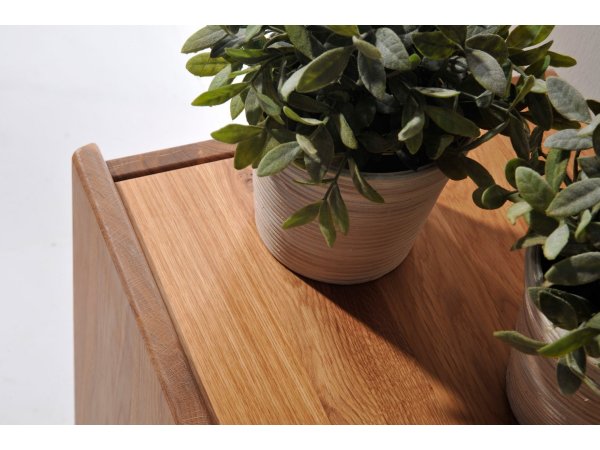 Dubový nábytek z masivu do předsíně WOODLINE 3 dub přírodní