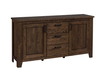 Komoda do obývacího pokoje PINEROLO typ 01 dub zastaralý olejovaný