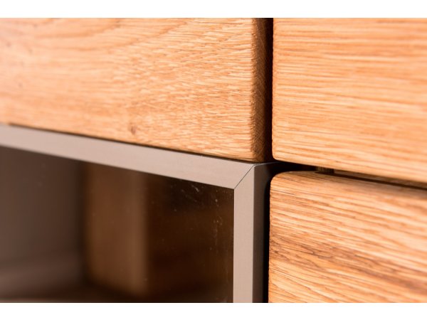 Dubová komoda z masivu DALLAS dub olejovaný (typ 47)