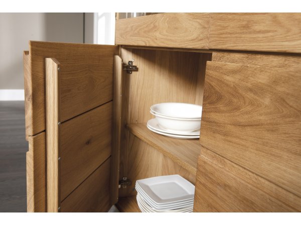 Dubová vitrína ATLANTA typ 12 dub přírodní