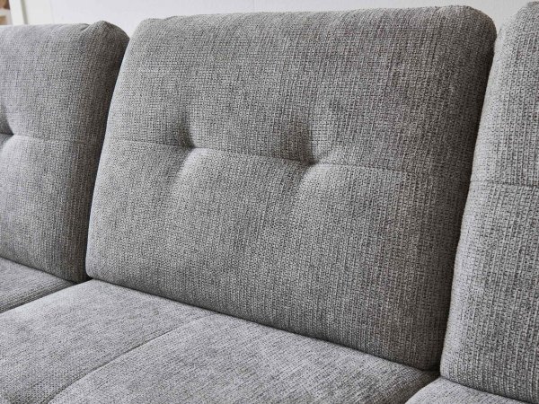 Rohová sedací souprava s nastavitelnou hloubkou sedáku HEDEN 2