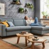 Rozkládací rohová sedací souprava pro každodenní spaní WESTSIDE PREMIUM, plocha spaní 148x200