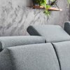 Rozkládací rohová sedací souprava pro každodenní spaní WESTSIDE PREMIUM, plocha spaní 148x200