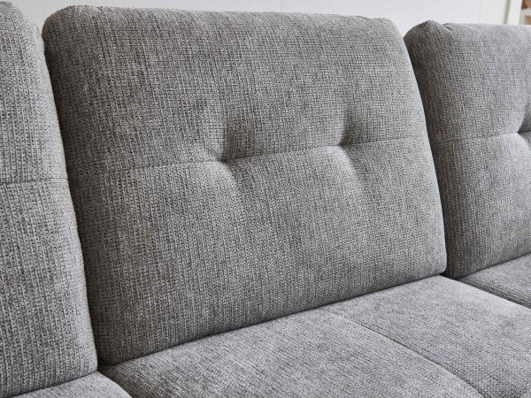 Rohová sedací souprava s nastavitelnou hloubkou sedáku HEDEN 2