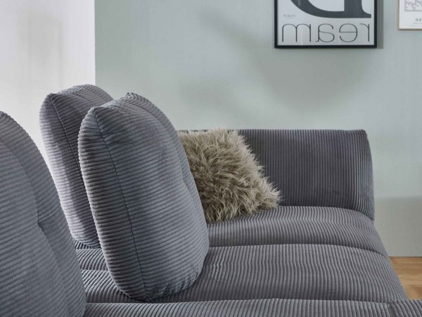 Manšestrová rohová sedací souprava DOVER 6