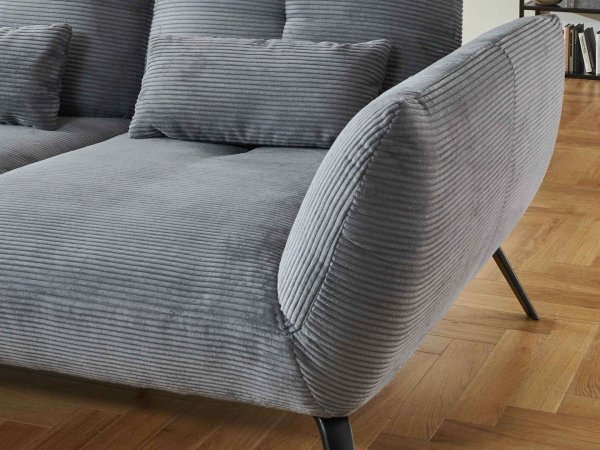 Manšestrová rohová sedací souprava DOVER 6