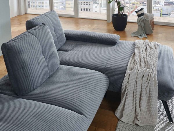 Manšestrová rohová sedací souprava DOVER 6