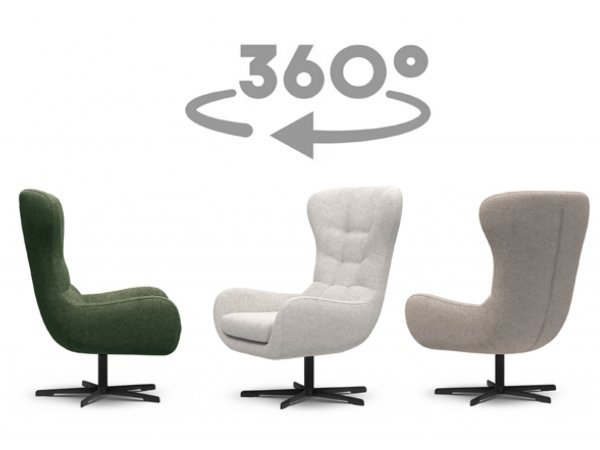 Designové otočné křeslo ELVIS