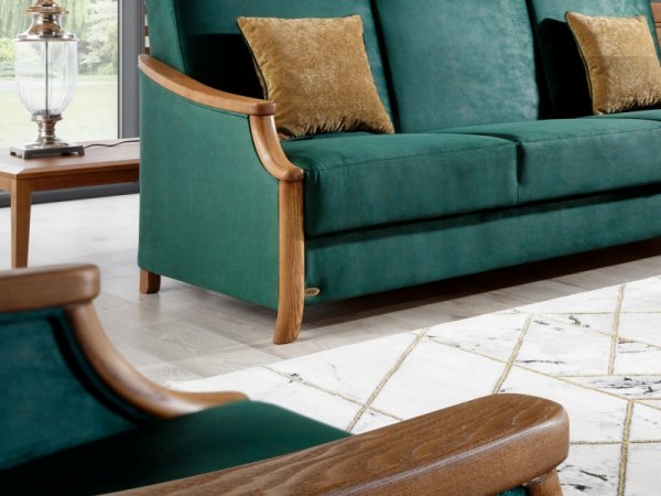 Křeslo s dřevěnými područkami ELEGANT IV