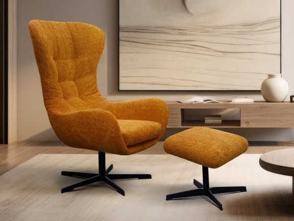 Designové otočné křeslo ELVIS