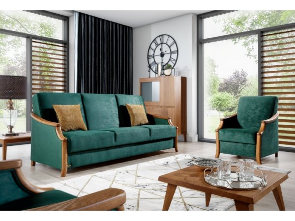 Rozkládací pohovka s úložným prostorem ELEGANT IV