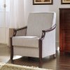 Křeslo s dřevěnými područkami ELEGANT IV