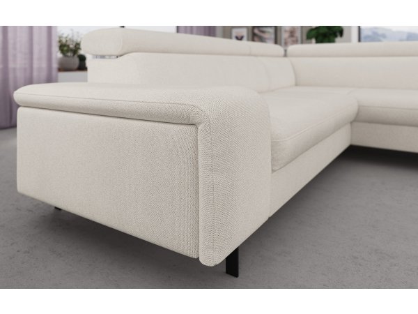 Rohová rozkládací sedací souprava EMMA