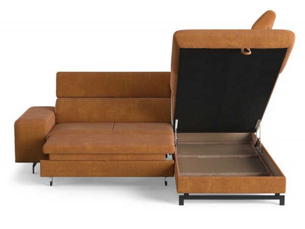 Rohová rozkládací sedací souprava EMMA