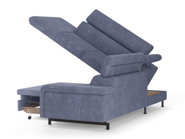 Rohová rozkládací sedací souprava EMMA