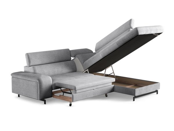 Rohová rozkládací sedací souprava EMMA