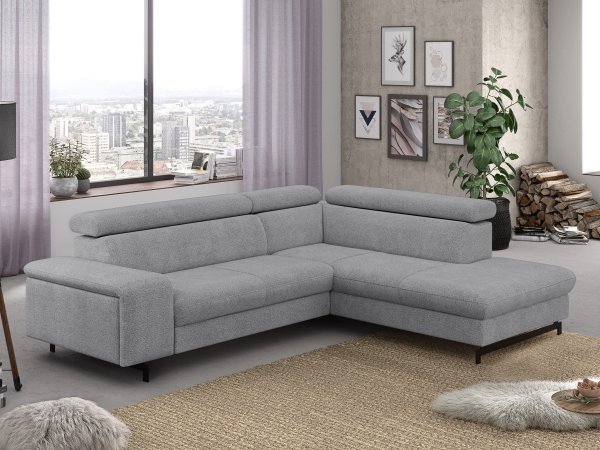 Rohová rozkládací sedací souprava EMMA