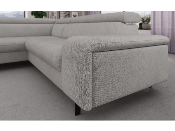 Rohová rozkládací sedací souprava EMMA