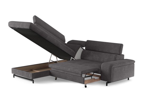 Rohová rozkládací sedací souprava EMMA